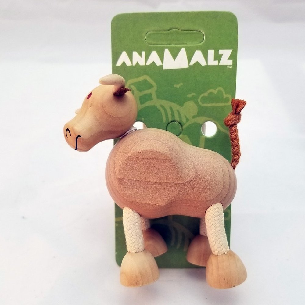 New Anamalz Bull Wooden Toy for Ages 3+ | BU2010